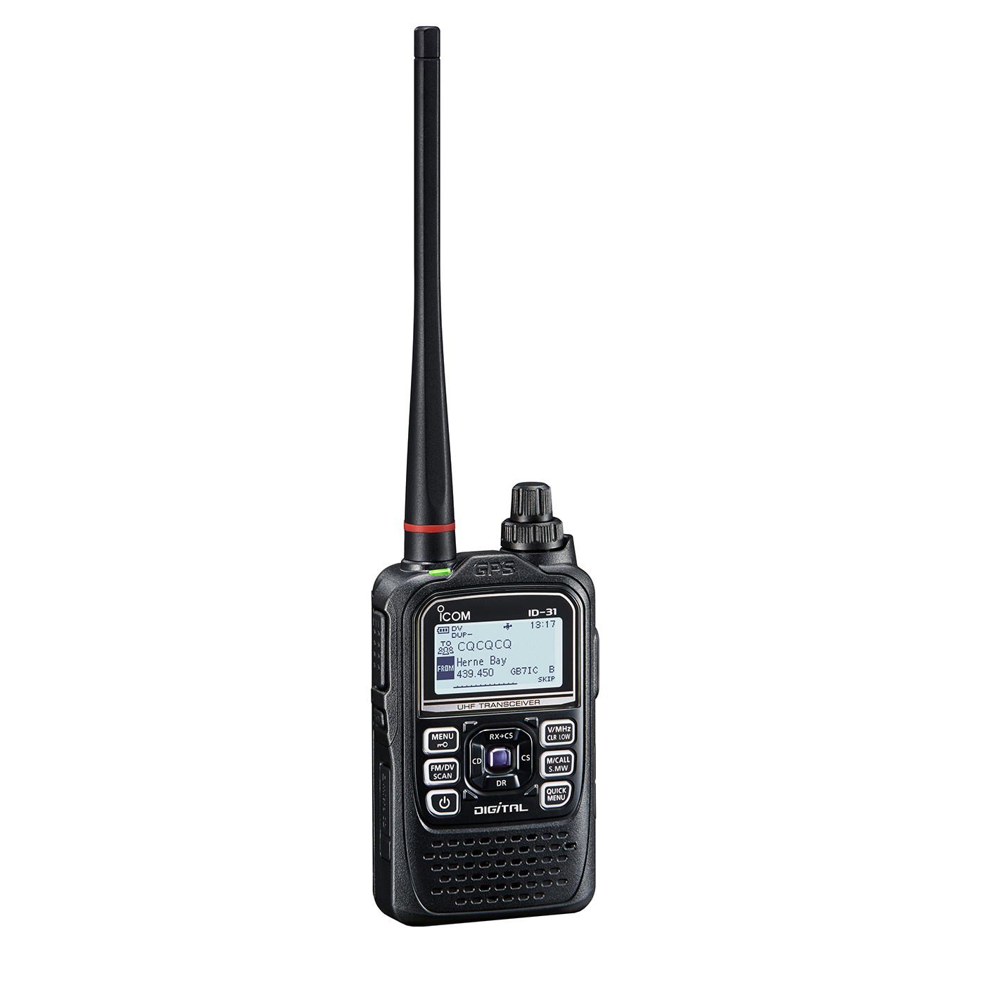 Icom ID-31E PLUS D-star UHF, GPS, IP-X7 Silver