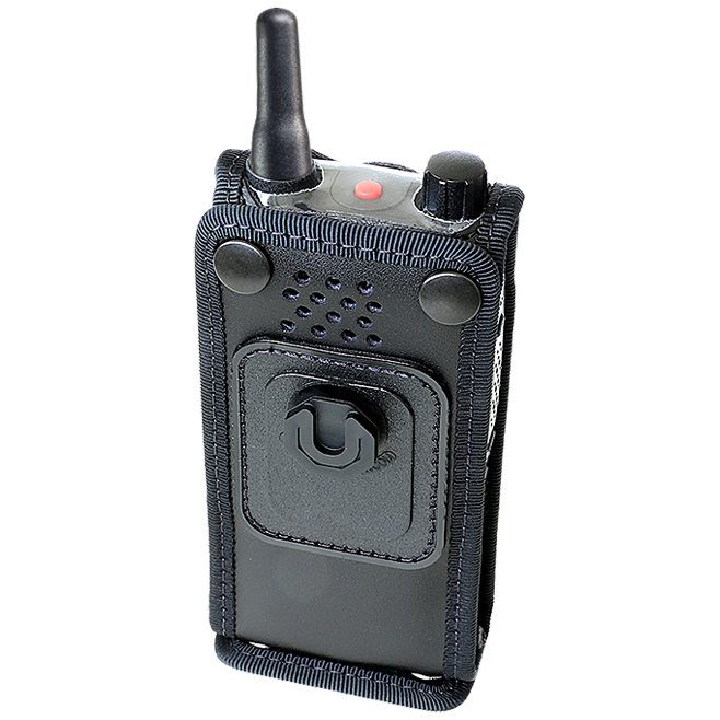 Sepura SC21 Robust läderväska med Klick Fast system