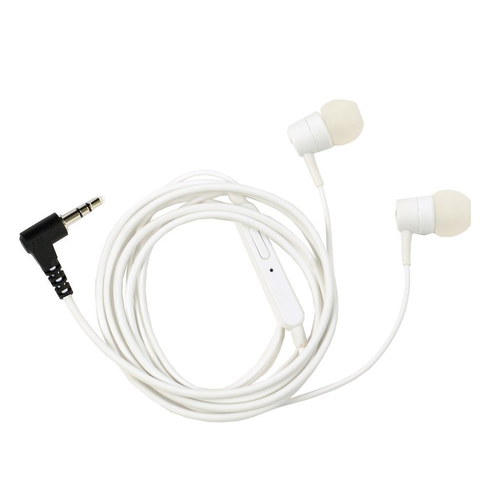 ProEquip StereoHeadset, telefontyp, gummitopp, 3,5mm L, vit för Phonak