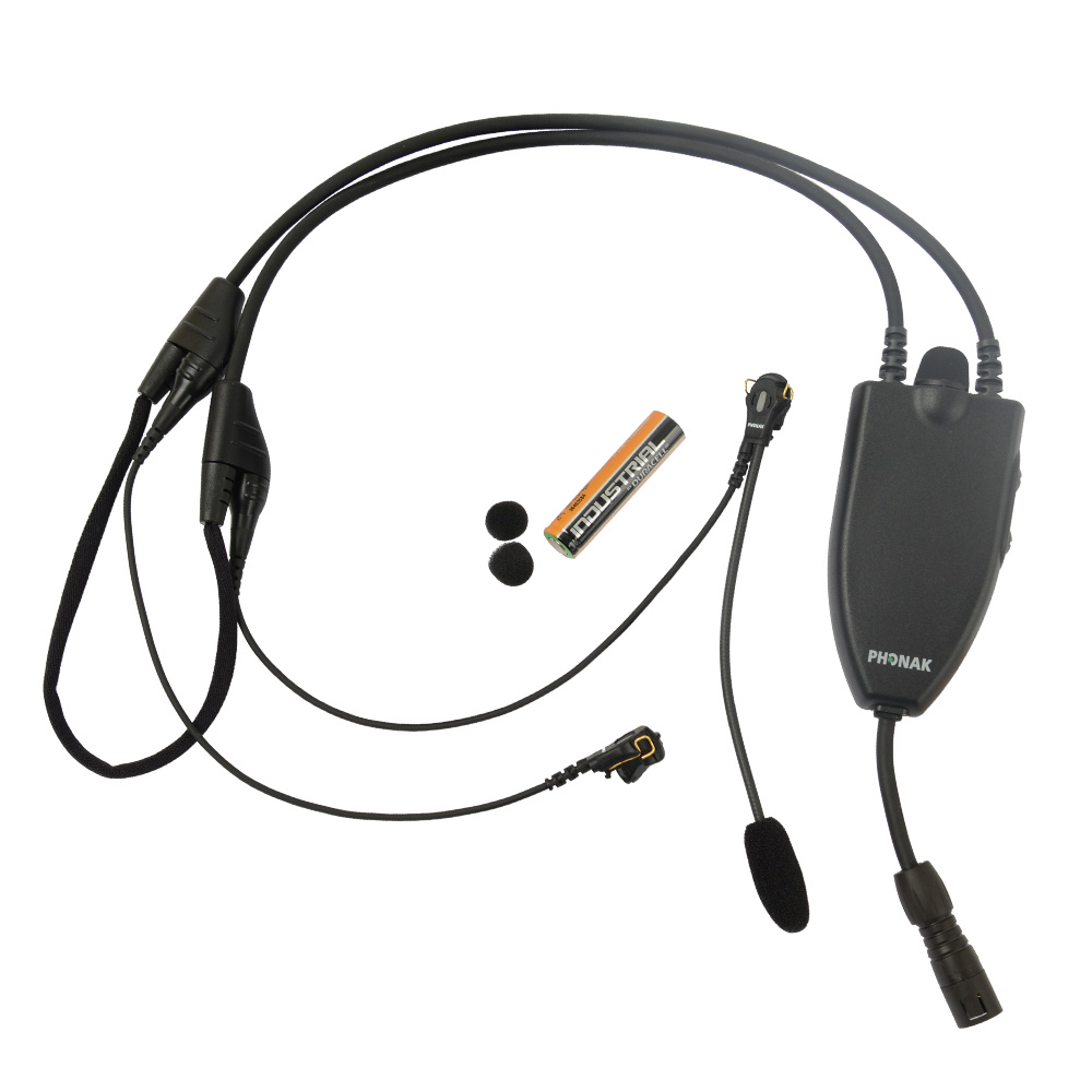 Phonak FreeCom IC-7000 MC Headset, binder, exkl. eShells/ansl.kabel