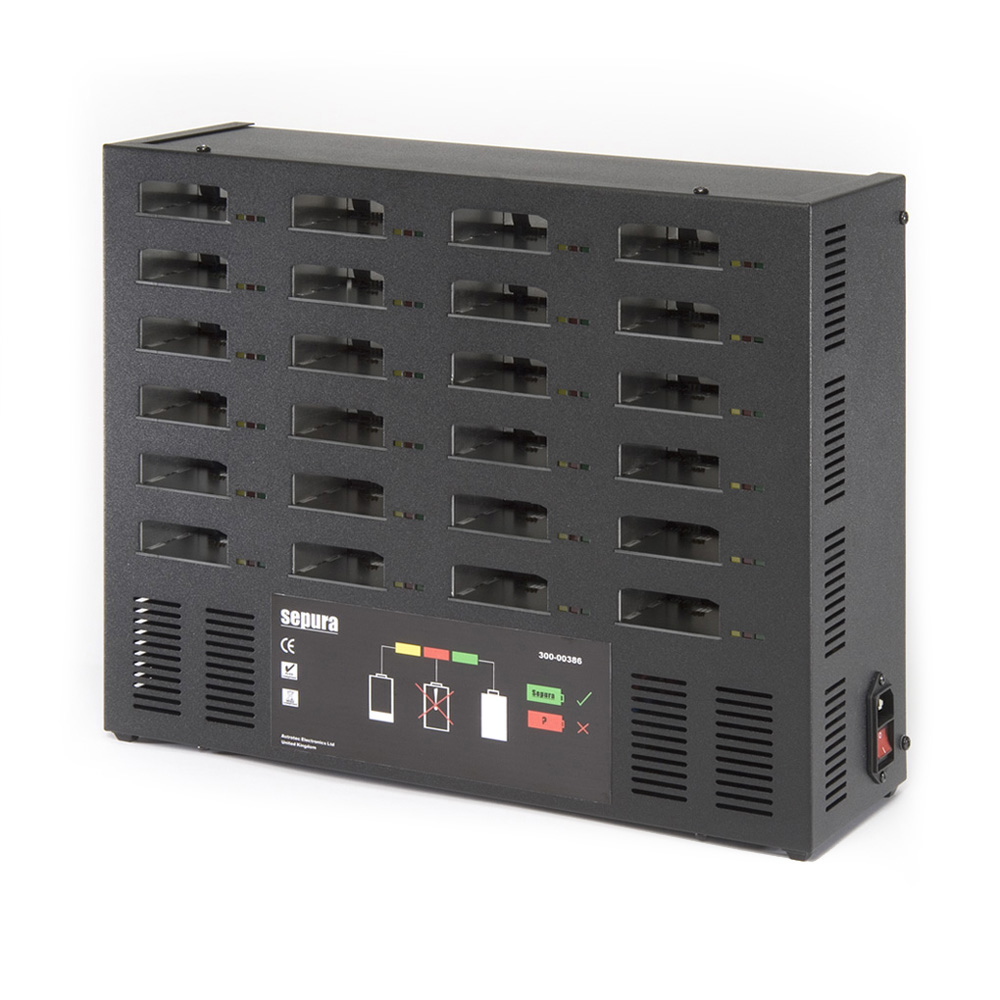 Sepura 24-facksladdare för STP/SC2x batterier