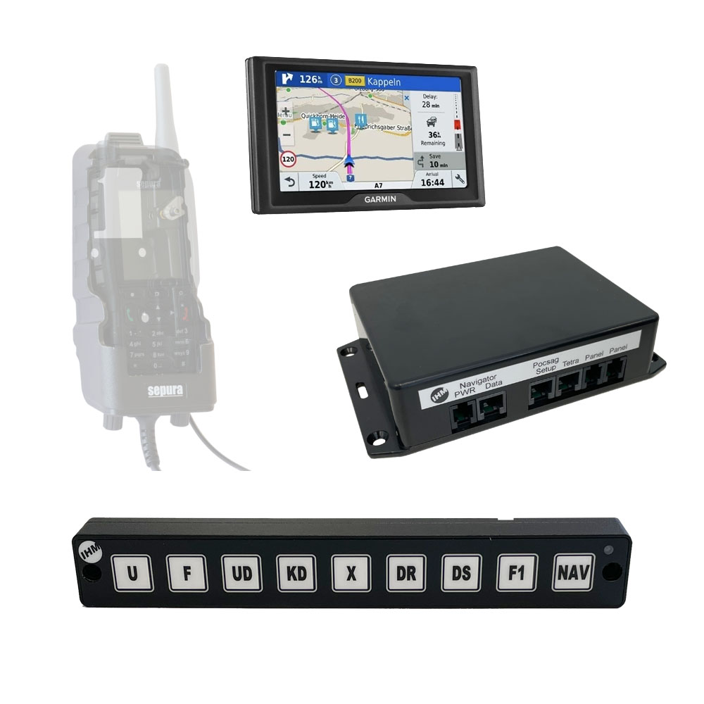 IHM Navi Paket för Sepura Carkit