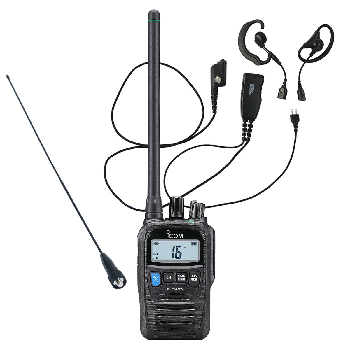 Icom IC-M85E Hybrid Jaktpaket (Norsk version)